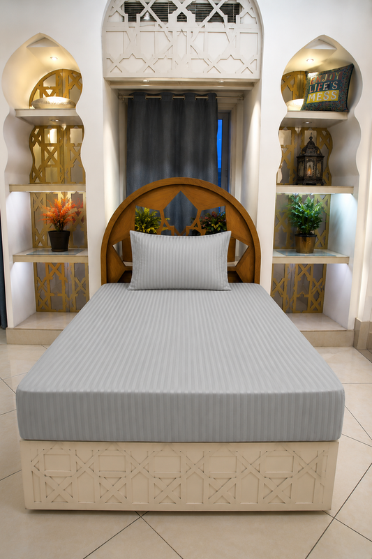 fitted bed sheet & pillowcase (IIM)